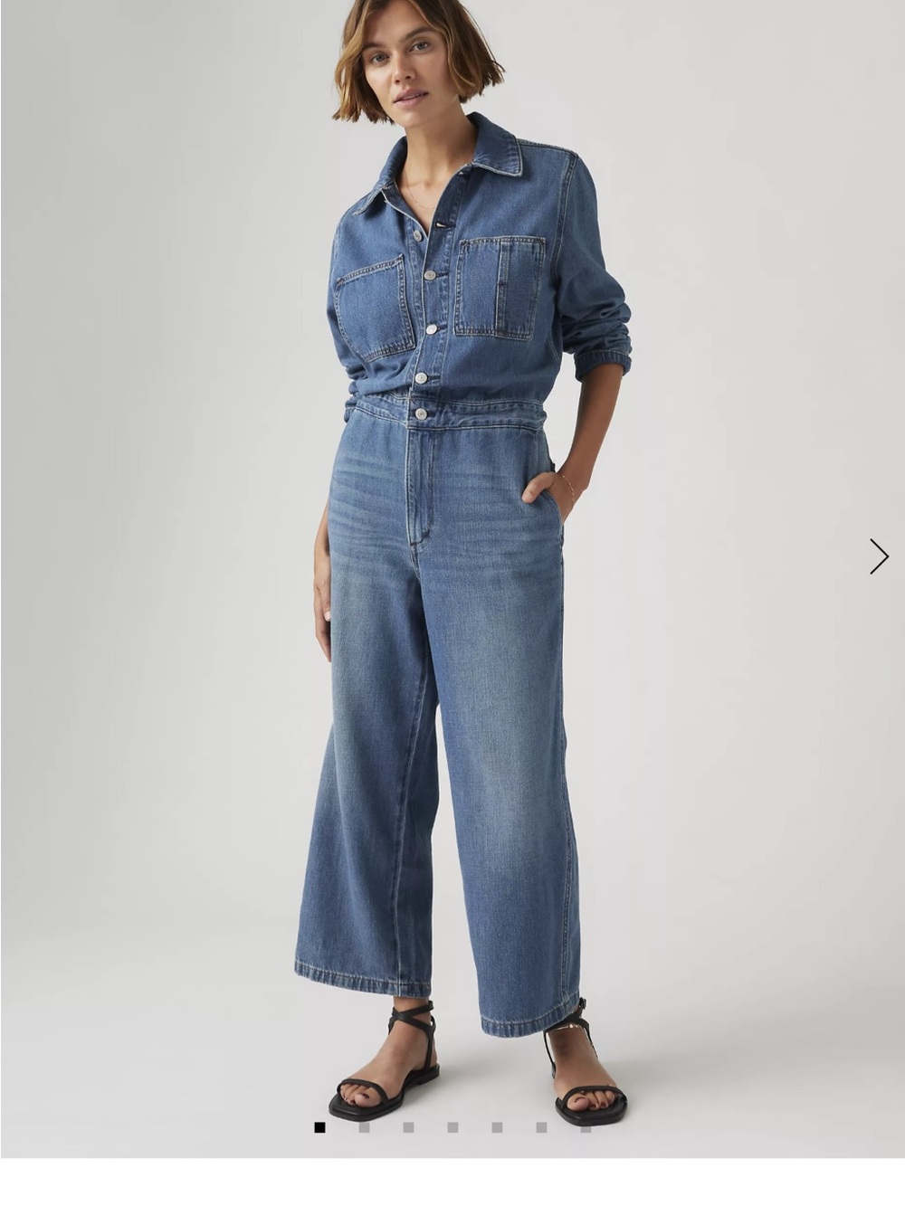 Levi’s women’s Light Weight Denim Linen jumpsuit size L new with tags